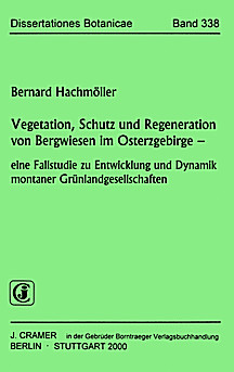 Cover image of: Vegetation, protection and regeneration of mountain meadows
of the Eastern Erzgebirge Mtns, (Germany). A case study of
the developmental dynamics of meadow communities