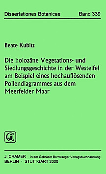 Cover image of: History of Holocene vegetation and settlement of the 
Western Eifel region (Germany) using a high resolution 
pollenprofile from the Meerfeld Maar