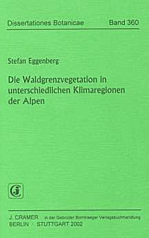 Cover image of: Treeline vegetation characteristics
in different climatic zones of the Alps