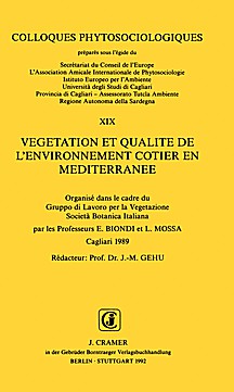 Cover image of: Vegetation and the environmental quality along the 
mediterranean coast