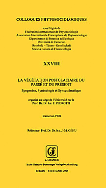 Cover image of: Postglacial vegetation of the past and in the present.
Syngenetic, synecological and synsystematic aspects