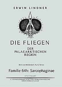 Cover image of: Lindner, Erwin: Die Fliegen der Paläarktischen Region