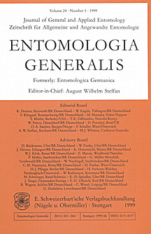 Cover image of: Entomologia Generalis thematic issue:
Temperature and energy metabolism of the honeybees
