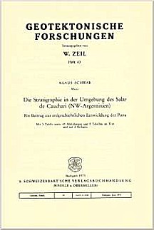 Cover image of: Stratigraphy of the Salar de Cauchari region (NW-Argentina)