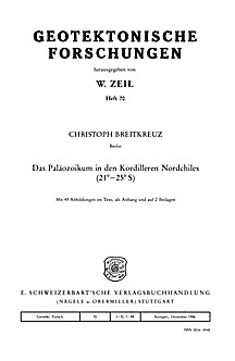 Cover image of: Paleozoic rocks of the North-Chilean Cordillera (21°-25° S)