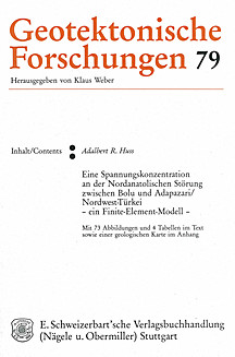 Cover image of: A finite-element model of the
Buildup of compression at the Northern Anatolian Fault
(between Bolu and Adapazari, Northwestern Turkey)