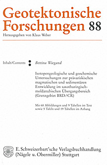 Cover image of: Isotopic and geochemical study of the pre-Variscan 
magmatic and sedimentary evolution of the transition 
zone between the Saxothuringian and Moldanubian realm
