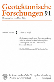 Cover image of: Fabric anisotropy and its effects on seismic parameters.
A case study of the Southern-German lithosphere