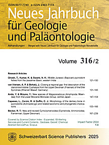 Cover image of: Neues Jahrbuch für Geologie und Paläontologie - Abhandlungen