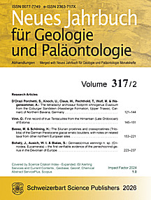 Cover image of: Neues Jahrbuch für Geologie und Paläontologie - Abhandlungen