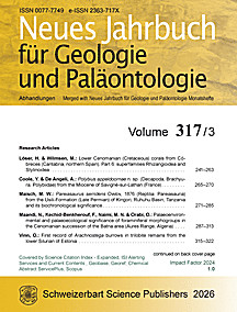 Cover image of: Neues Jahrbuch für Geologie und Paläontologie - Abhandlungen