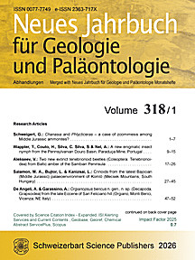 Cover image of: Neues Jahrbuch für Geologie und Paläontologie - Abhandlungen