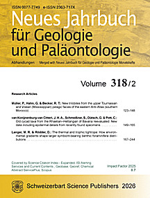 Cover image of: Neues Jahrbuch für Geologie und Paläontologie - Abhandlungen