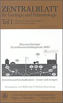 Cover image of: Braunschweig Groundwater Conference 2003.
Groundwater Quality - today and tomorrow