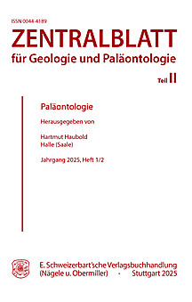 Cover image of: Zentralblatt für Geologie und Paläontologie, Teil II