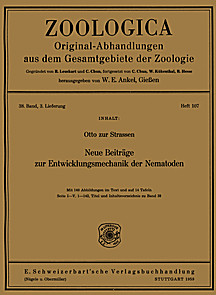 Cover image of: New contribution on the evolutionary mechanisms of nematods