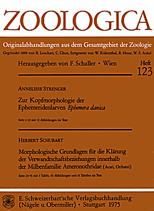 Cover image of: The head morphology of larvae of <i>Ephemera danica</i>.
Morphological study of relationships between Ameronothoridae 
(Acari, Oribatei)