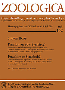 Cover image of: Parasitism or Symbiosis? Interactions between a parasitic 
pollinator (<i>Hadena bicruris</i> HUFN., Lepidoptera: 
Noctuidae) and its host plants (<i>Silene</i> species, 
Caryophyallaceae)