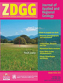 Cover image of: Zeitschrift der Deutschen Gesellschaft für Geowissenschaften