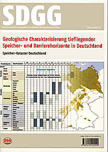 Umschlagbild des Buches: Geological characterization of deep reservoir and barrier horizons in Germany