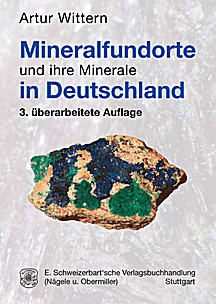 Umschlagbild des Buches: Mineral collecting locations in Germany