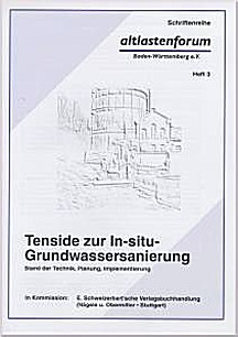 Umschlagbild des Buches: Use of surfactants for groundwater decontamination. State of technology, planning, implementation