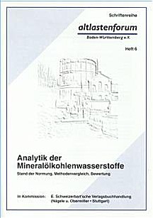 Cover image of: [Analysing petroleum
hydrocarbons in soils. State of standardisation, comparison and
assessment of available methods