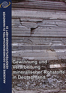 Cover image of: Production and processing of mineral raw materials in the 
Federal Republic of Germany