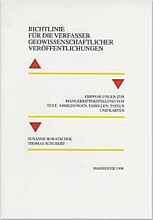 Cover image of: Guide for authors of geoscience publications. 
Recommendations for the preparation of manuscripts, illustrations,
tables, plates and maps
