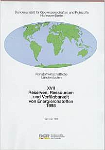 Image de couverture de: Reserves, ressources and availability of energy sources
(energy raw materials) in Germany in 1998