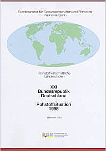 Cover image of: The raw materials supply situation of the Federal Republic
of Germany in 1998