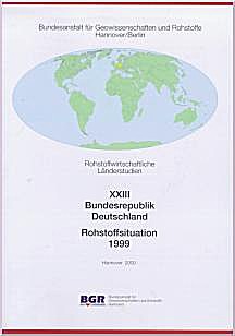Image de couverture de: The raw materials supply situation of the Federal Republic 
of Germany in 1999