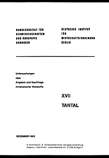 Image de couverture de: Tantalum