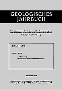 Cover image of: The formation of the subsurface salt structurs of
Northwestern Germany