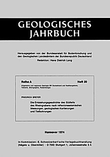 Cover image of: The formation of the Southern Part of the Rhinegraben,
inferred by reflexion seismic data, geological mapping
and deep drill hole data