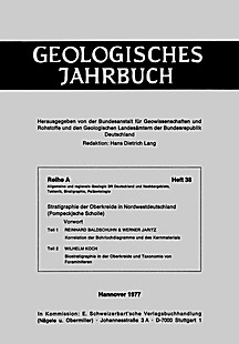 Cover image of: Stratigraphic subdivision of Upper Cretaceous rocks of
Northwestern Germany (Pompeckj-rise)