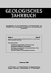 Cover image of: Layout, reproduction and printing techniques in
geoscience map production