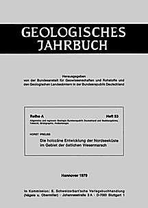 Cover image of: Holocene development of the North Sea coast in the
area of the Eastern Weser marshes