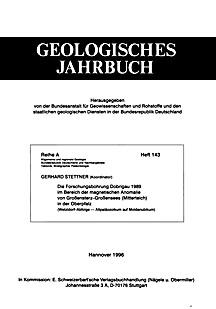 Cover image of: The research borehole Dobrigau 1989 in the vicinity of
the Grossensterz-Grossensee magnetic anomaly near Mitterteich
(Oberpfalz, Germany)