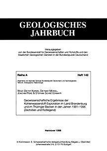 Image de couverture de: Results of hydrocarbon exploration  in in Permian
Rocks (Zechstein and Rotliegend) of the State of 
Brandenburg, Germany and in the Thuringian Basin 
between 1991 and 1996
