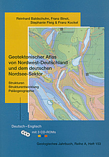 Cover image of: Bilingual digital atlas of the geotectonic structure 
of Northwestern Germany and the German North-See sector.
(English-German)