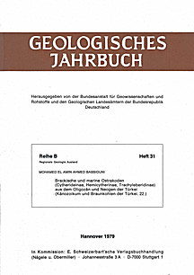 Cover image of: Brackish and marine Ostracods (Cytherideinae, 
Hemicytherinae, Trachyleberidinae) from Oligocene and Neocene 
age rocks from Turkey