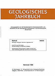 Cover image of: A geochemical study of gaseous elements and compounds in 
the Lohrheim/Lahn region (Germany)