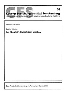 Image de couverture de: The upper Rhine river: An ecotechnical approach