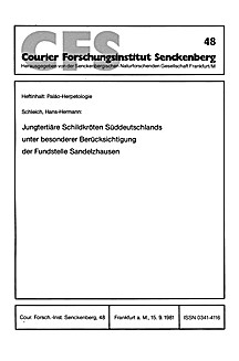 Cover image of: Late Tertiary age turtles of Southern Germany with emphasis on the Sandelzhausen location