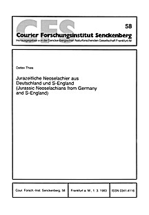 Cover image of: Jurassic Neoselachians from Germany and S-England