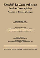 Cover image of: Zeitschrift für Geomorphologie Volume 2