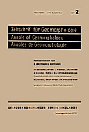 Cover image of: Zeitschrift für Geomorphologie Volume 8 Issue 2