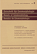 Cover image of: Zeitschrift für Geomorphologie Volume 8 Issue 3