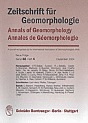 Cover image of: Zeitschrift für Geomorphologie Volume 48 Issue 4